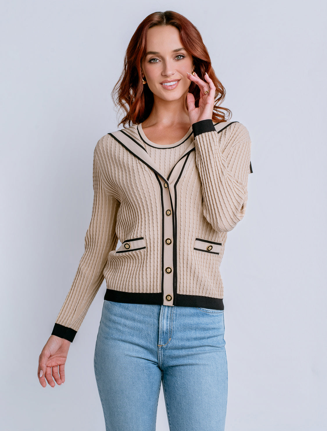 BEIGE/BLACK