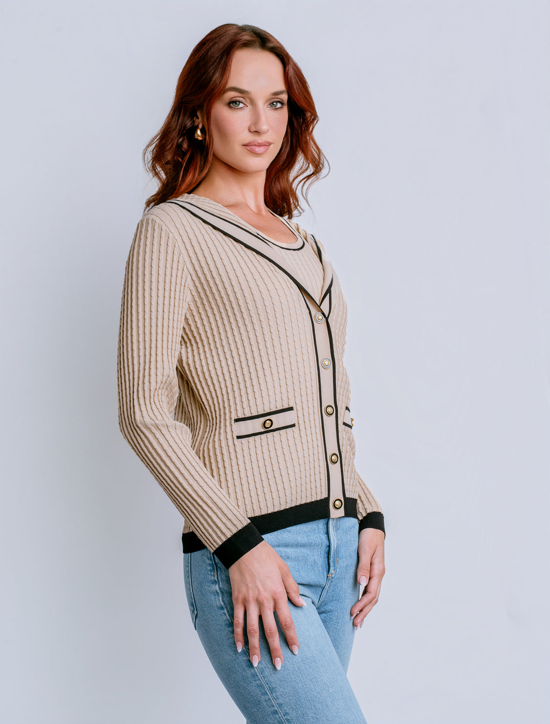 BEIGE/BLACK