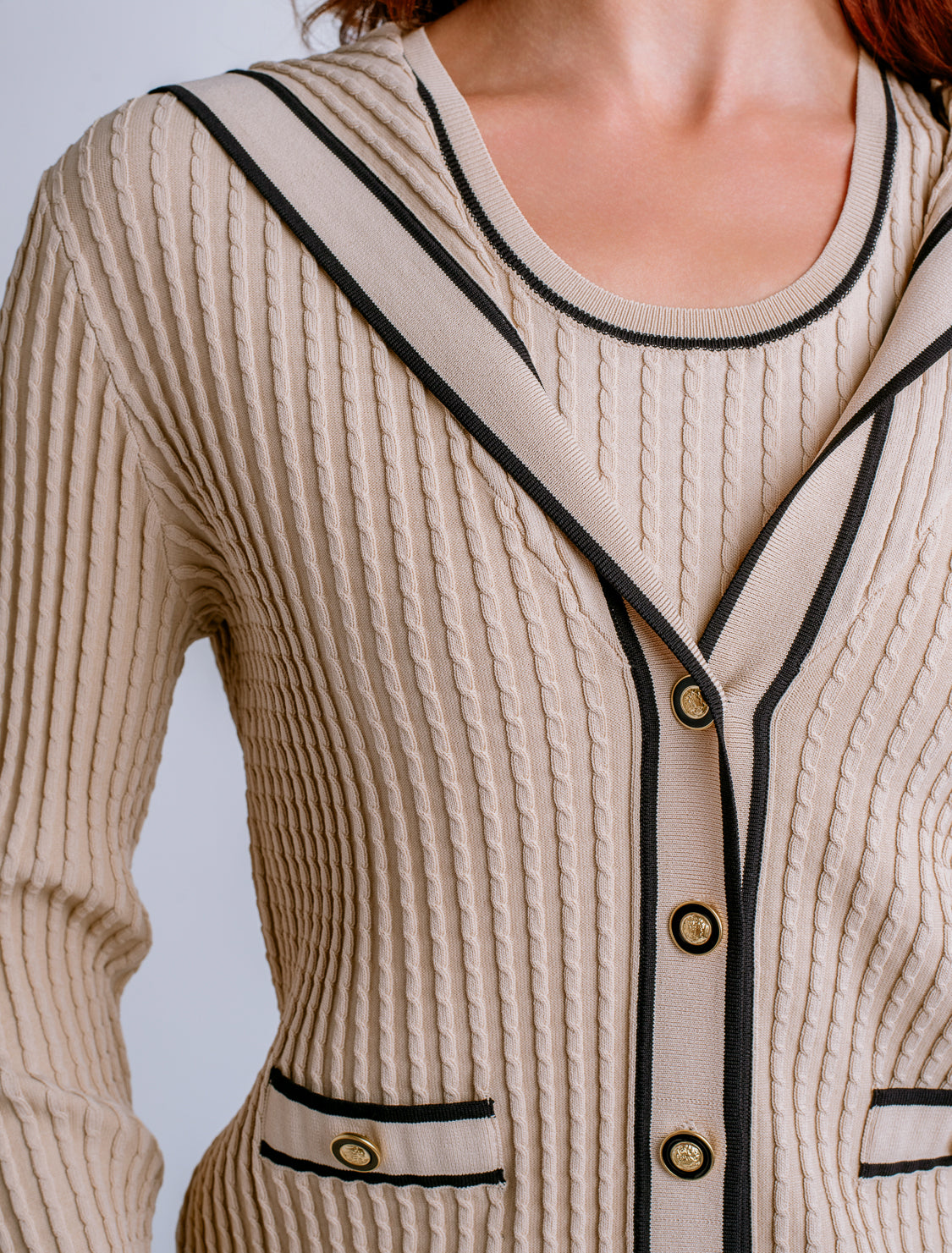 BEIGE/BLACK