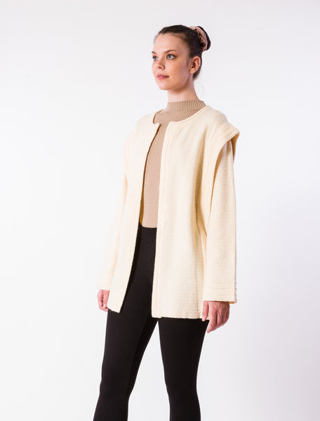 Cream coatigan clearance
