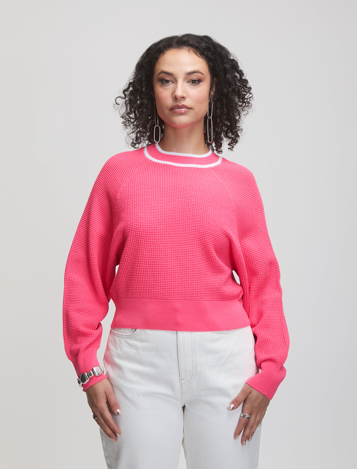 FUCHSIA/WHITE