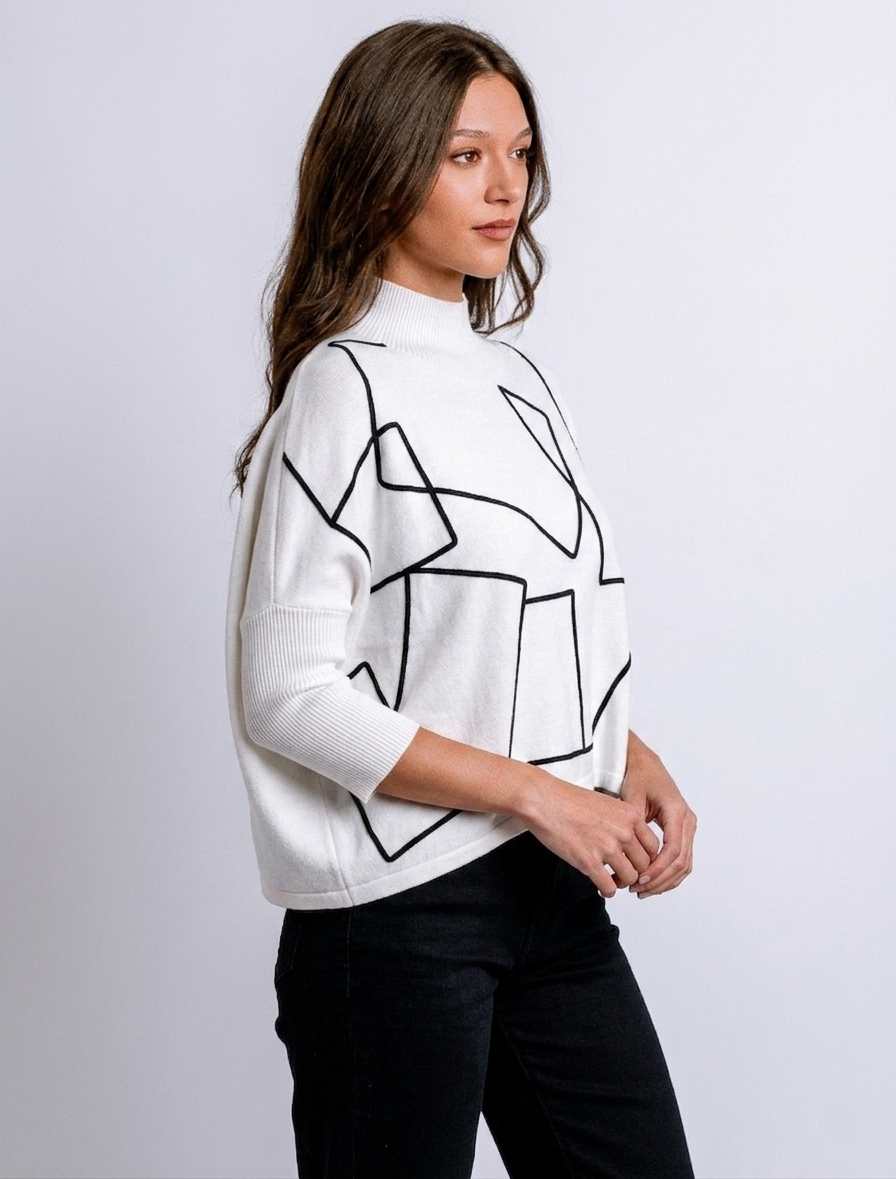 WHITE/BLACK