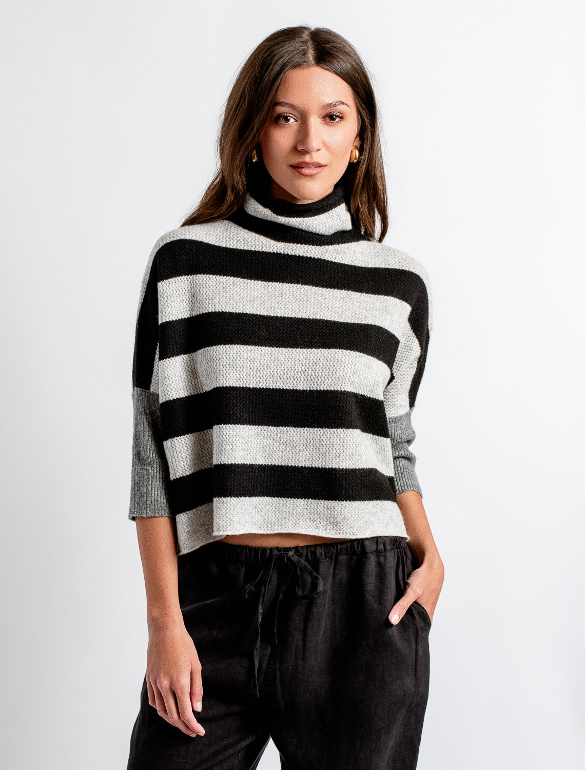 み*や様 MASU 26SSOPPOSITE STRIPE PULLOVER S Chunky Cotton Stripe Sweater – Ocean | Tops & Knits | Stüssy Japan