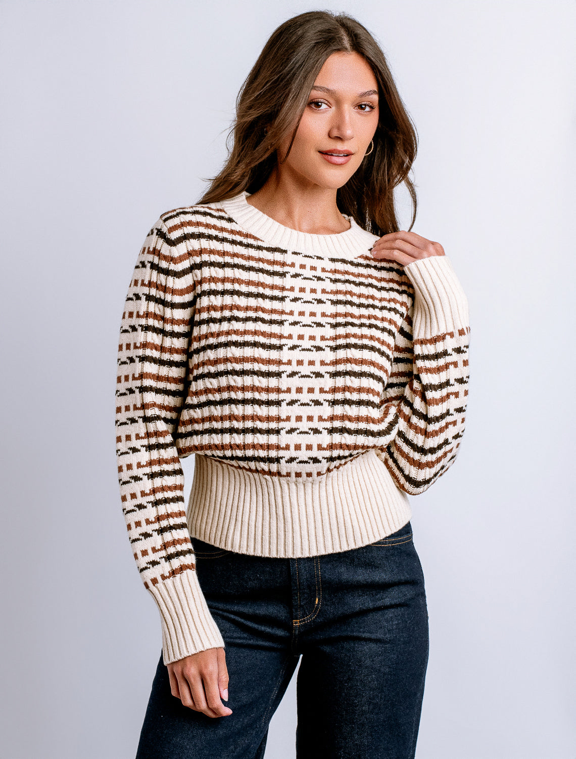CREAM/BROWN