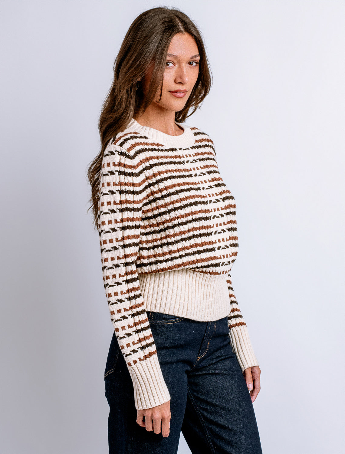 CREAM/BROWN