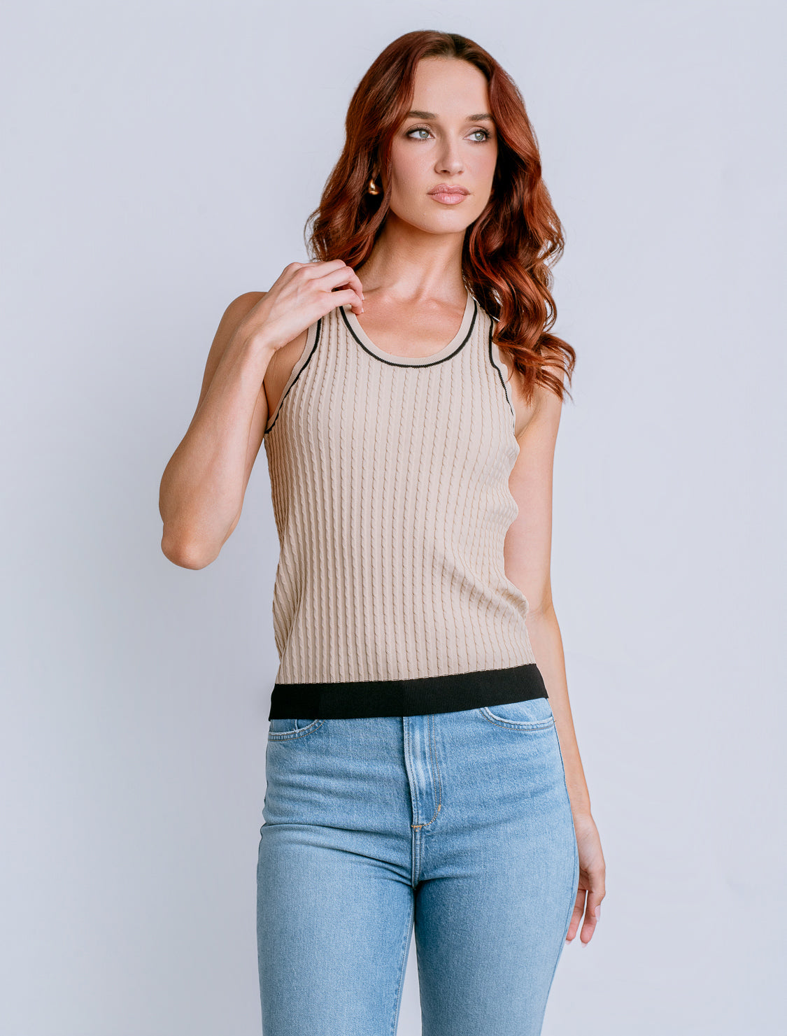 BEIGE/BLACK