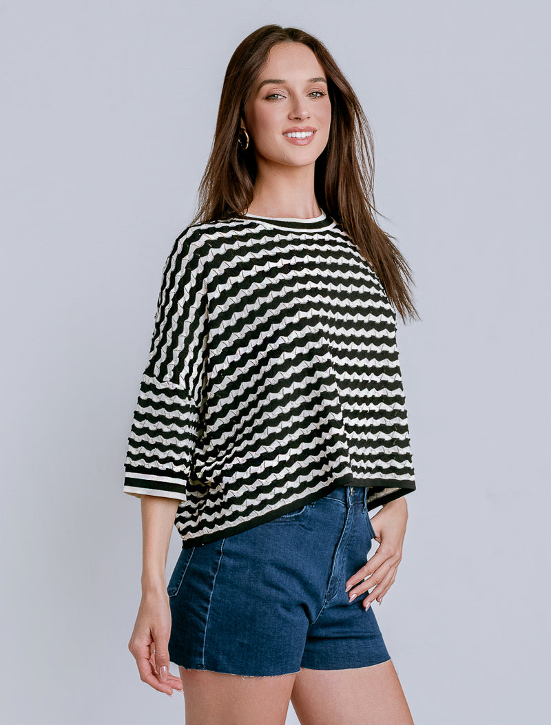 BLACK/IVORY